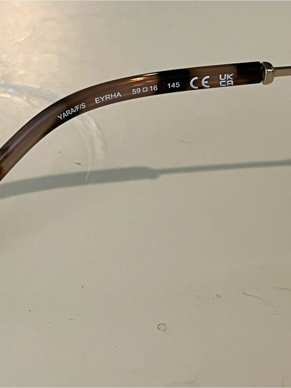 Kate Spade Gold Frame Yara F/S Sunglasses with Case, EUC
